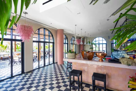 Restaurant avec Rockfon Mono Acoustic 